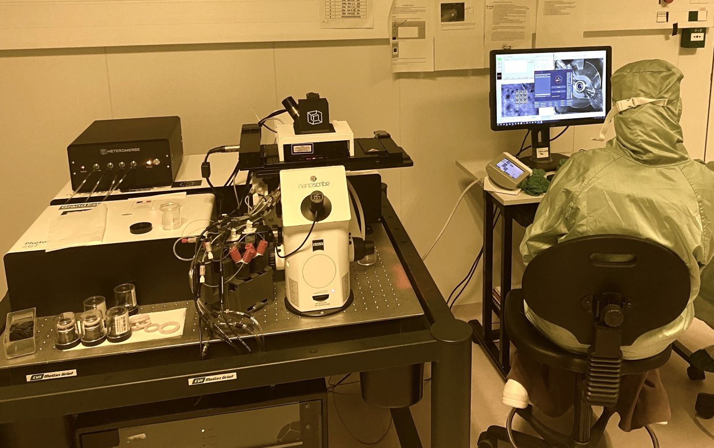 Nanofabrication 3D haute résolution
